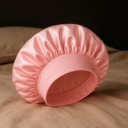 Bonnet en satin – anti-casse & anti-frisottis - The Batana Oil